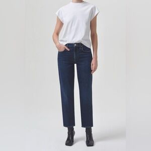 AGOLDE Kye Mid Rise Straight Ankle Jeans Size 28
